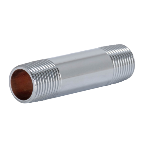 Boquilla cromada Eastman de 1/2 pulg. IPS x 3 pulg.