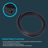 EZ-FLO 1/4-in ID x 10-ft Rubber Black Fuel Hose
