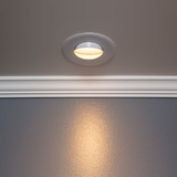 GE Reveal Luz empotrable LED redonda regulable, color blanco, de 5 o 6 pulgadas, 650 lúmenes, que mejora el color