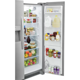 Frigidaire 25.6-cu ft Side-by-Side Refrigerator with Ice Maker, Water and Ice Dispenser (Fingerprint Resistant Stainless Steel) ENERGY STAR