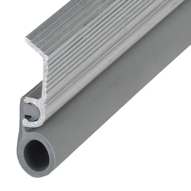 MD 7-Fuß x 7/8-Zoll x 1-Zoll silberfarbener Türpfostensatz für Türpfosten oben und an den Seiten, Türdichtungsstreifen aus Aluminium/Vinyl