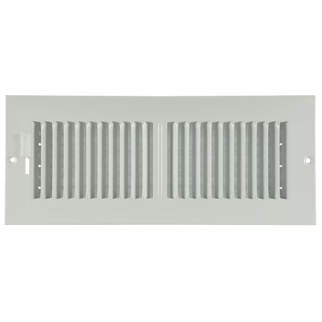 RELIABILT 14 x 6 Zoll 2-Wege-Seitenwand-/Deckenregister aus Aluminium, weiß