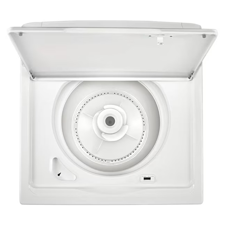 Lavadora de carga superior con agitador de alta eficiencia Whirlpool de 3.5 pies cúbicos (blanca)