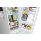 Refrigerador de dos puertas verticales Frigidaire de 25.6 pies cúbicos con máquina de hielo, dispensador de agua y hielo (blanco) ENERGY STAR