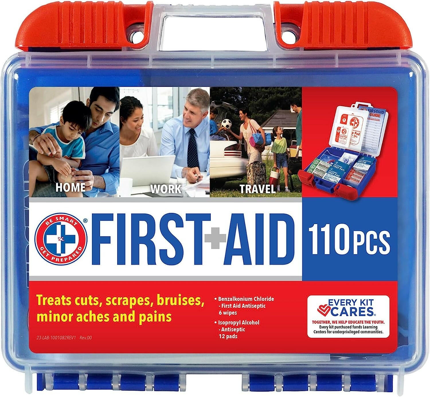 Be Smart Get Prepared First Aid Kit (110 Pieces) – Saber Sales