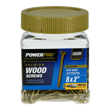 Power Pro #8 x 2-in Epoxy Exterior Wood Screws (375-Per Box)