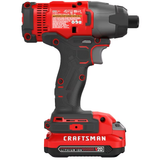 Craftsman 20-volt Max 1/4-in Cordless Impact Driver (1-Battery Included, Charger Included)