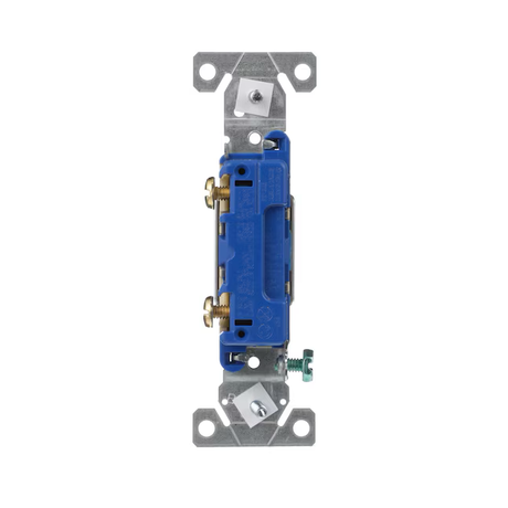 Eaton 15-Amp Single-Pole Toggle Light Switch, Ivory (10-Pack)