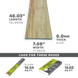 SMARTCORE By COREtec Floors Burbank Oak 20-mil x 7-in W x 48-in L Water Resistant Interlocking Luxury Vinyl Plank Flooring
