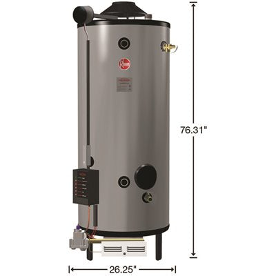 Rheem Commercial Universal Heavy Duty 91 Gal. 199.9K BTU Low NOx (LN) Natural Gas Tank Water Heater
