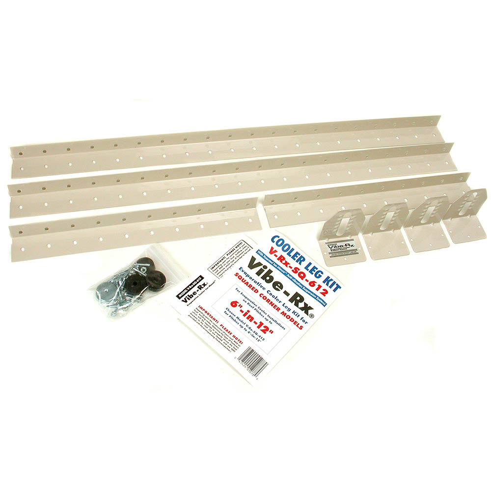 Dial® Tan/Almond Evaporative Cooler Vibe-RX™ Long Leg Square Corner Kit