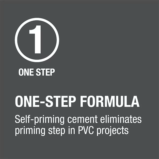 Oatey Fusion One-Step 10-fl oz Clear PVC Cement and Primer