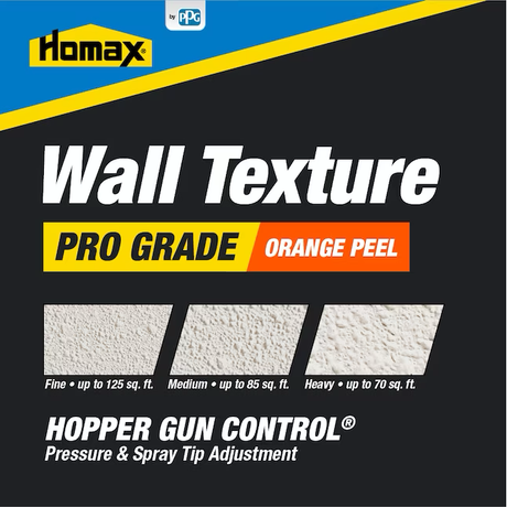 Homax Pro grado 25 oz Tintado/Cáscara de Naranja Blanca Spray para textura de pared a base de agua