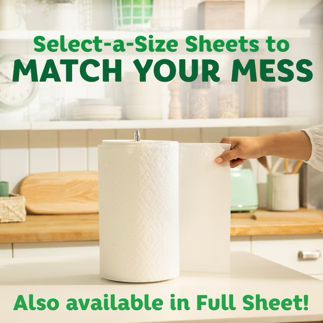 Bounty Seleccione un tamaño de toallas de papel de 12 unidades