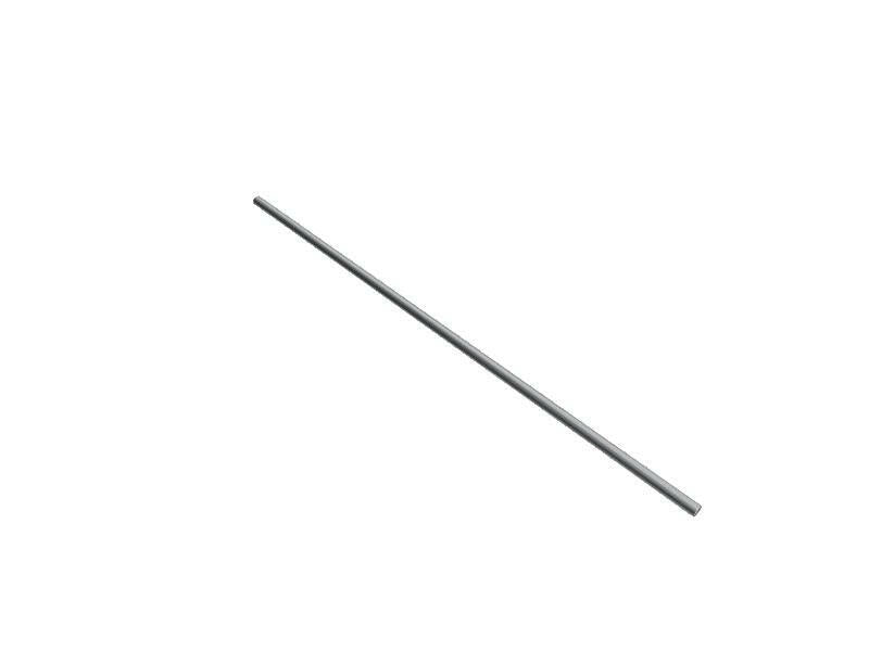 Project Source Kleiderstange, 96 Zoll L x 1,3125 Zoll H, Kleiderstange aus satiniertem Nickelmetall