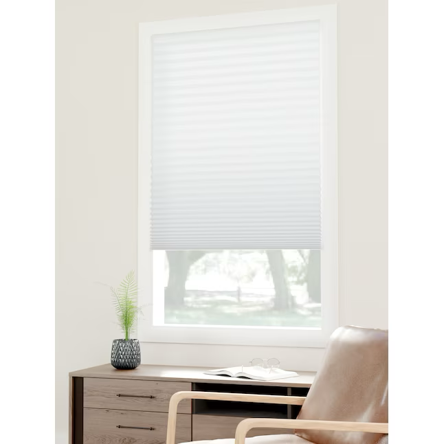 Project Source 72-in x 36-in White Light Filtering Cordless Temporary Shade