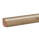 Project Source Tabby Cuarto redondo de madera laminada de 0,62 pulgadas de alto x 0,75 pulgadas de ancho x 94,5 pulgadas de largo