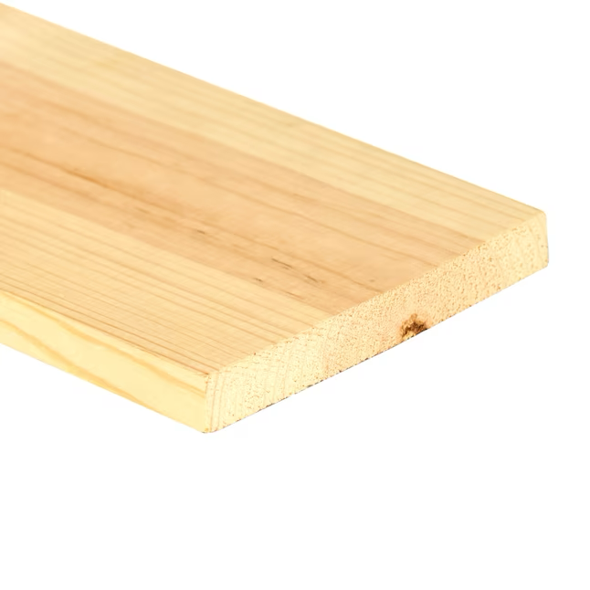 RELIABILT 1-in x 6-in x 6-ft Unfinished Pine Board
