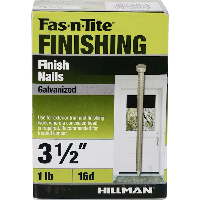 Fas-n-Tite 3-1/2-in Galvanized Finish Nails (86-Per Box)