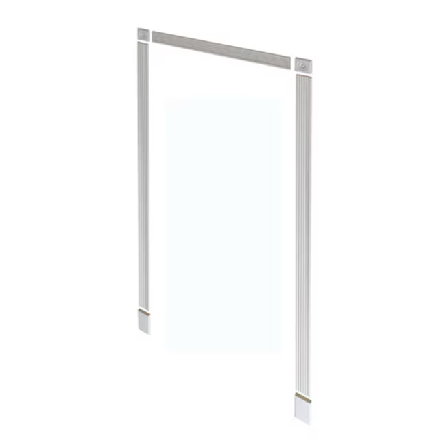RELIABILT Kit de marco de puerta de MDF imprimado de 0,59 x 3,25 x 7,06 pies