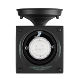 Project Source Wall Lantern 1-Light 8.25-in Black Integrated Outdoor Wall Light