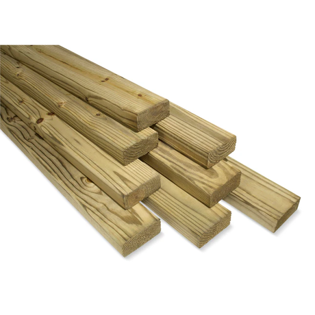 Severe Weather 2-in x 4-in x 8-ft #2 Prime Square Wood Pressure Treated Lumber