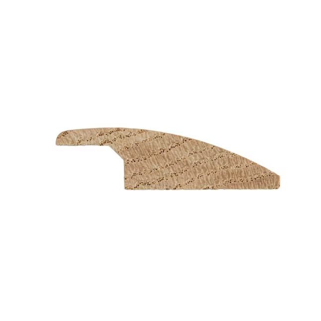 Reductor de madera maciza Flexco Natural de 0,56 pulgadas de largo x 2 pulgadas de ancho x 78 pulgadas de largo