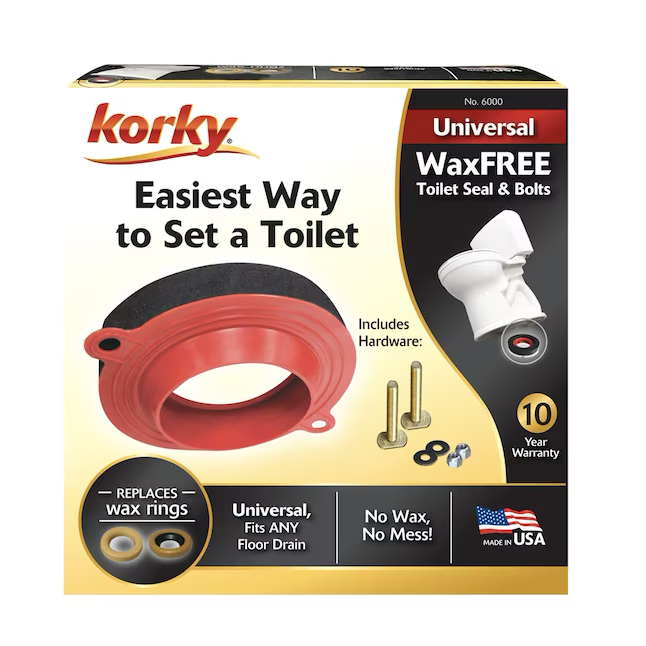 Korky Rubber Wax Free Toilet Seal Kit