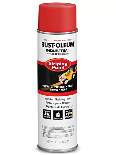 Pintura de rayas invertidas Rust-Oleum® - (Roja, 18 oz) 