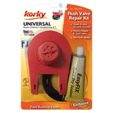 Kit de reparación de válvula de descarga Korky, Kit de reparación de aleta de inodoro de goma de 2 pulgadas para Universal