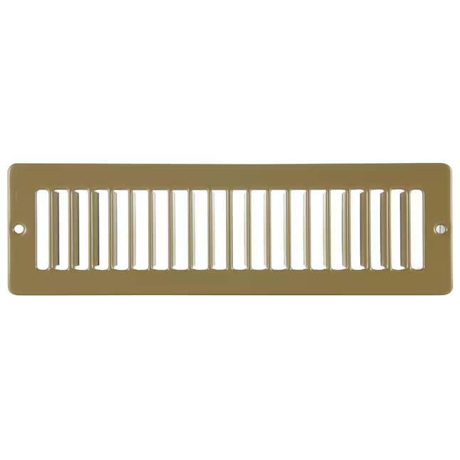 RELIABILT 10-in x 2-in Steel Brown Toe Space Grille