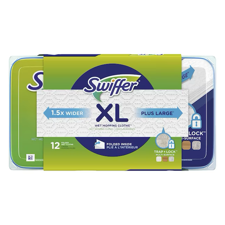 Swiffer Sweeper X-Large Wet Open Window Fresh Microfiber Refill (12-Pack)