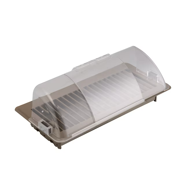 RELIABILT 9.38-in x 3.75-in Adjustable Magnetic Mount Plastic Floor Air Deflector