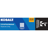 Kobalt 2.5-lb Fiberglass-Handle Steel Pick Mattock