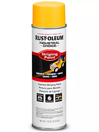 Rust-Oleum® Inverted Striping Paint - (Yellow, 18oz)