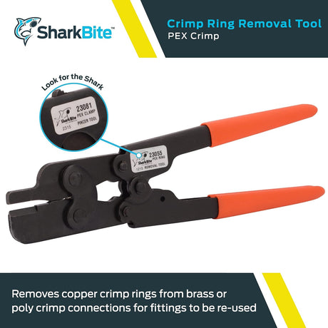 Herramienta de extracción de anillos de engarce SharkBite (naranja)