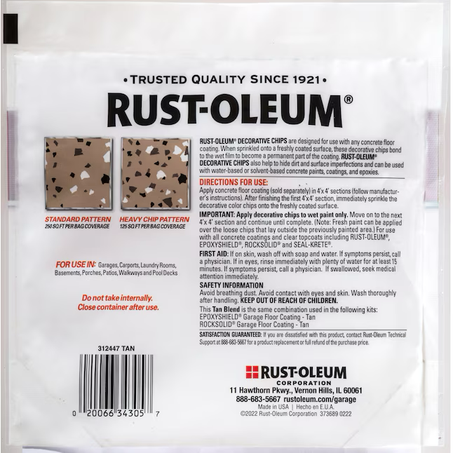 Rust-Oleum Tan Interior/Exterior Concrete Additive (Actual Net Contents: 16 oz.)