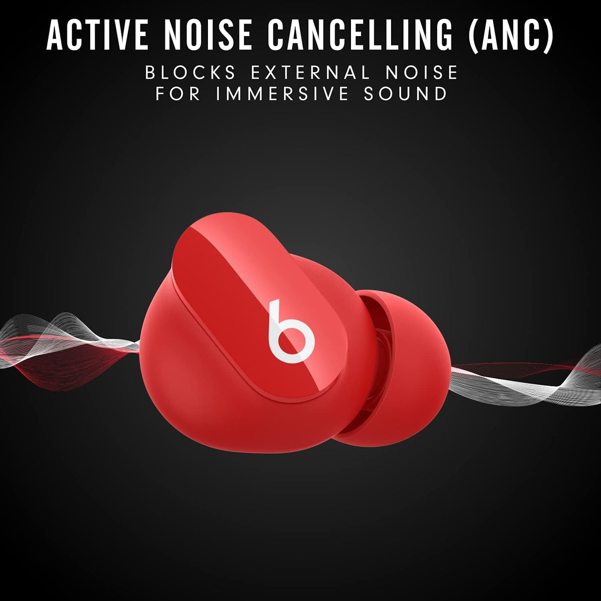 Auriculares inalámbricos con cancelación de ruido Beats Studio Buds (rojo) 