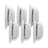First Alert Brk 6-Pack Hardwired Combination Smoke and Carbon Monoxide Detector