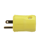 Eaton Arrow Hart 15-Amp 125-Volt NEMA 5-15 3-wire Grounding Heavy-duty Straight Plug, Yellow