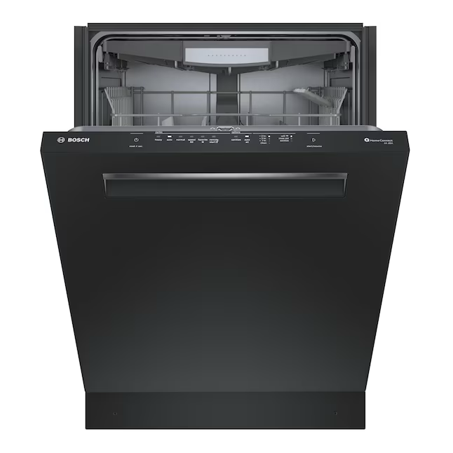 Bosch 500 Series Top Control 24-in Smart Built-In Dishwasher With Third Rack (Black) ENERGY STAR, 44-dBA