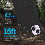 Pelican Apple iPhone 14 Plus Protector Series Robuste MagSafe-kompatible Hülle – Schwarz