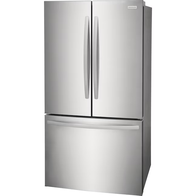 Refrigerador Frigidaire de puerta francesa de 28.8 pies cúbicos con máquina de hielo, dispensador de agua y hielo (acero inoxidable) ENERGY STAR
