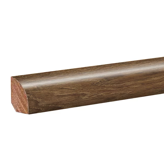 Project Source Boxford cuarto redondo de madera laminada de 0,62 pulgadas de alto x 0,75 pulgadas de ancho x 94,5 pulgadas de largo