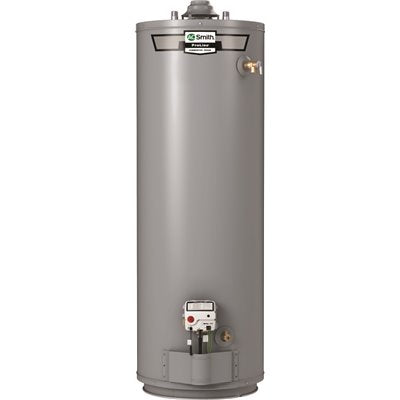 Calentador de agua a gas natural AO Smith de 40 galones de alto (diámetro de 18 pulgadas)