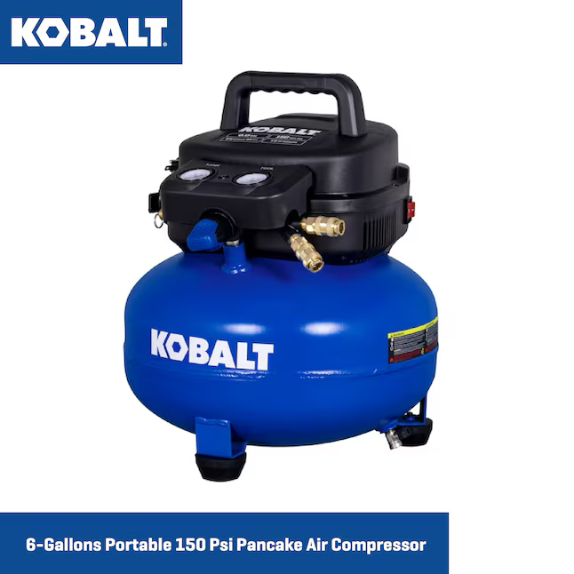 Kobalt 6-Gallons Portable 150 Psi Pancake Air Compressor