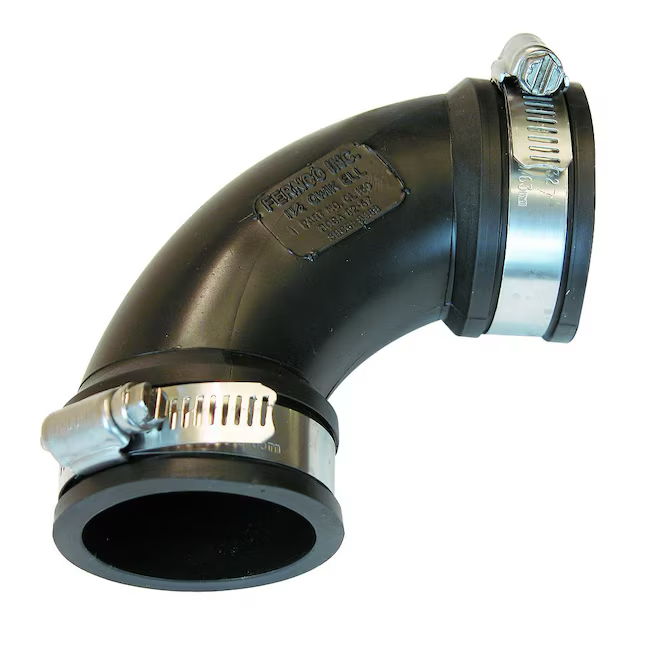 Fernco 1-1/2-in. Flexible PVC PlumbQwik Elbow for DWV Systems