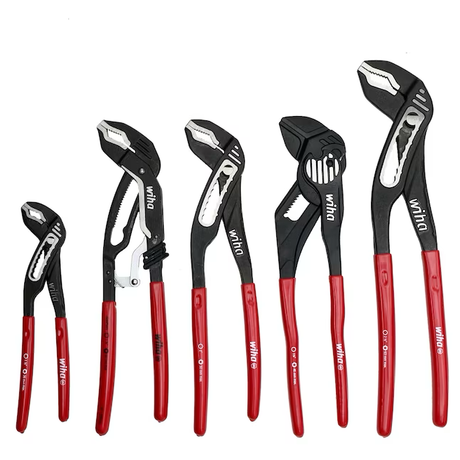 Wiha Classic Grip 5-Pack Tongue and Groove Plier Set with Hard Case
