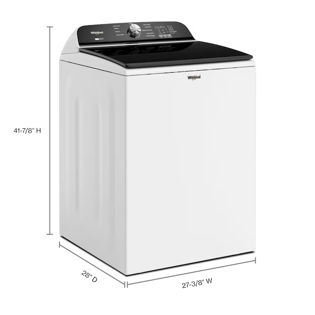 Whirlpool 5.2-cu ft High Efficiency Impeller and Agitator Top-Load Washer (White) ENERGY STAR