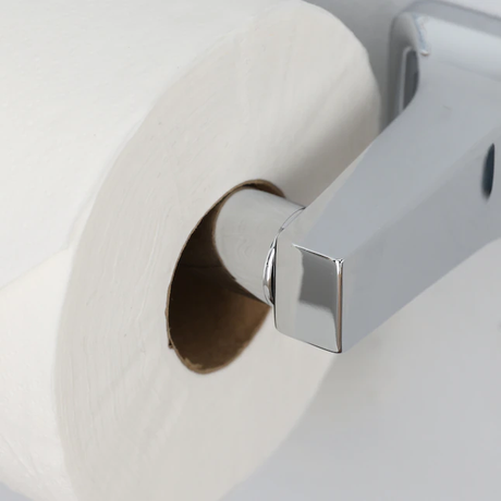 Project Source Seton Chrom-Wandhalterung mit gefedertem Toilettenpapierhalter